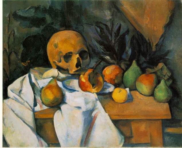 cezanne's stilllife iwth skull